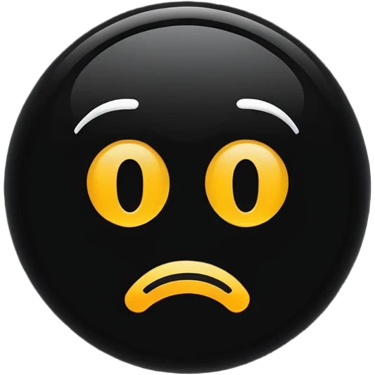 a minimalist logo design, black background with an emoji or graphics showing Anxiety  emoji
