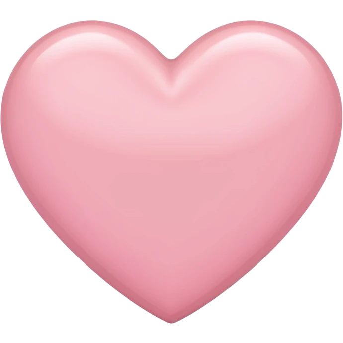Light pink heart  emoji