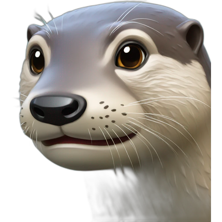 Loutre sur tortu emoji