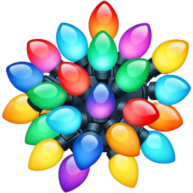 colorful lights emoji