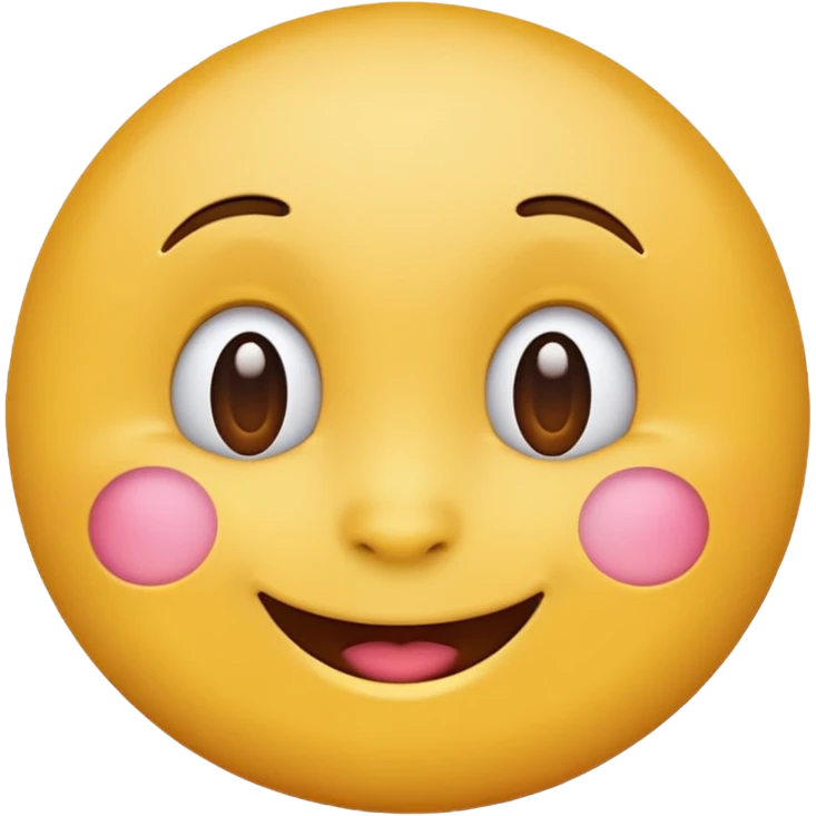 Round, yellow emoji looking left emoji