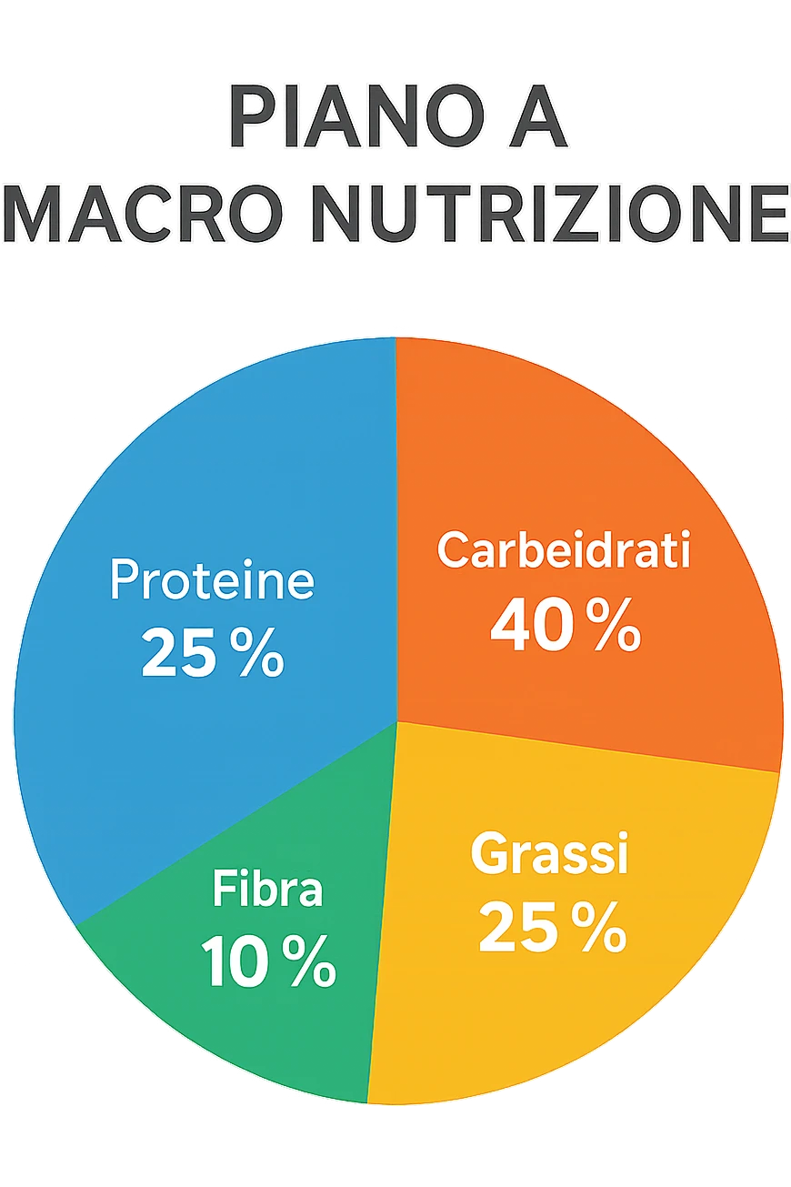 Piano A Macro nutrizionale GRAFICO emoji