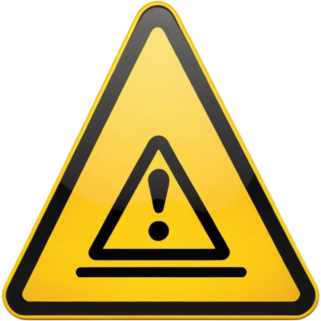 slippery surface sign emoji