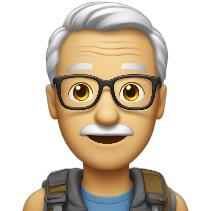 aged geek emoji