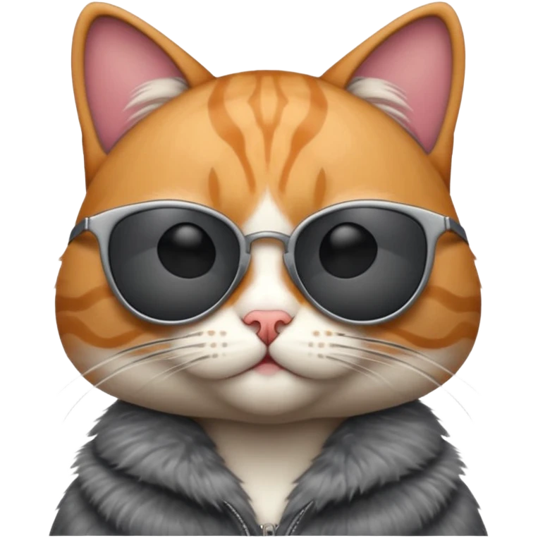 Cat wearing sunglasses emoji