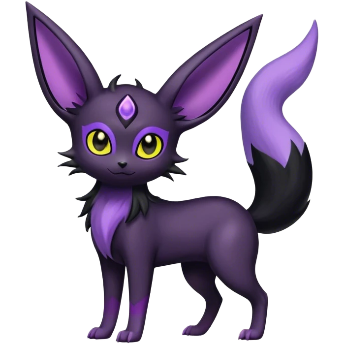 Noibat-Umbreon-Espeon-hybrid, full body emoji