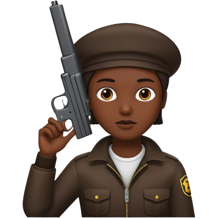 A person with a gun to their head emoji
