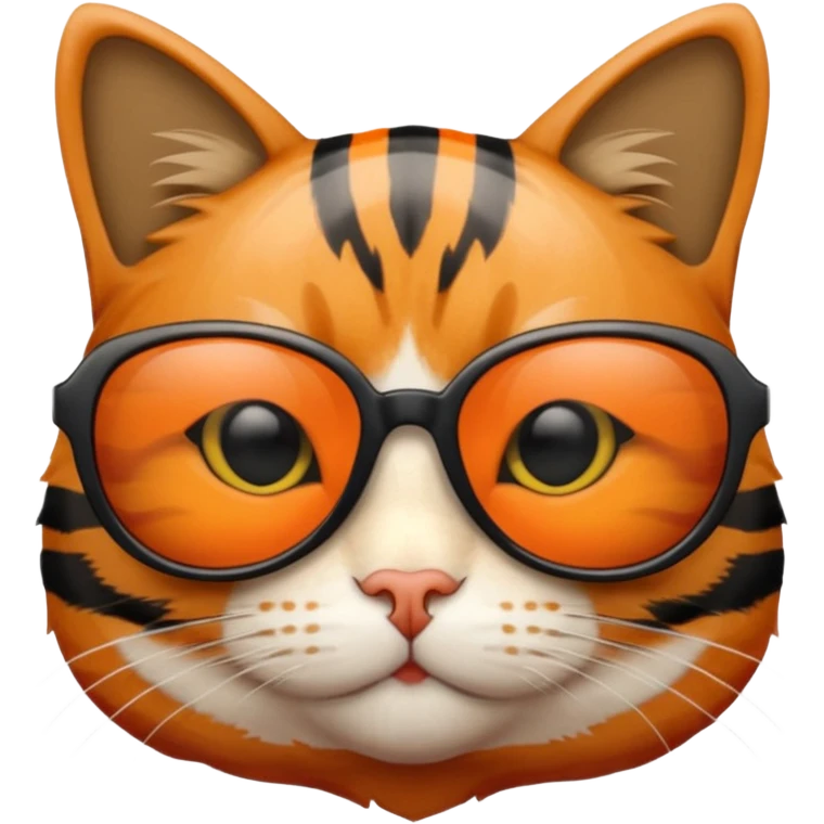 Cat wearing sunglasses emoji