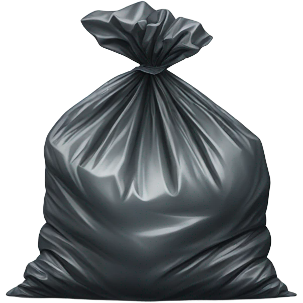 trash plastic bag emoji
