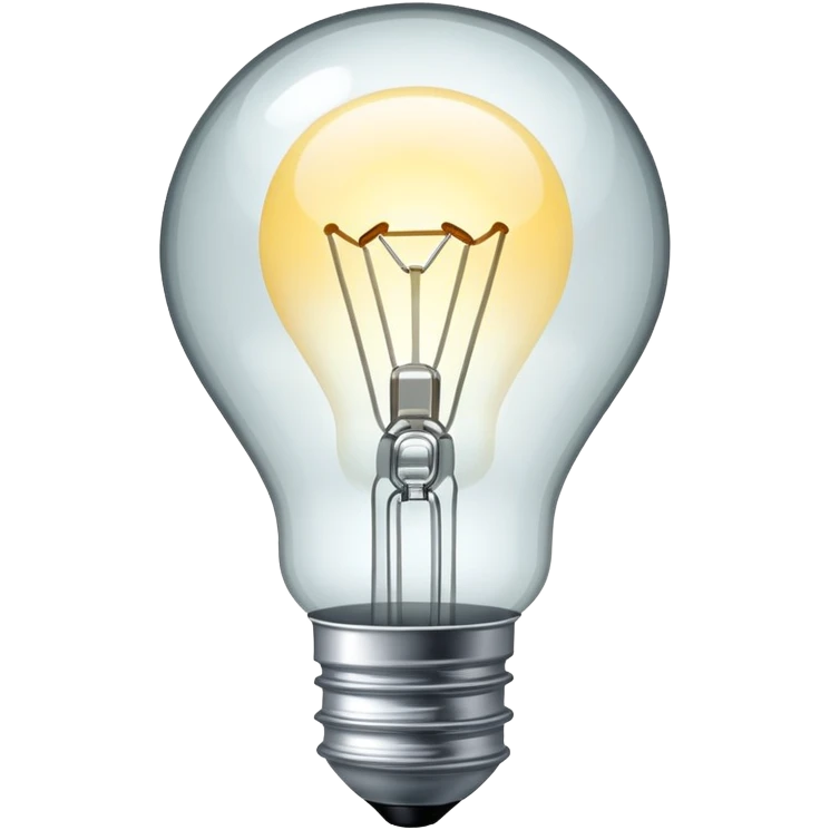 Light bulb emoji