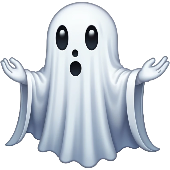 make one of a pixel art ghost emoji