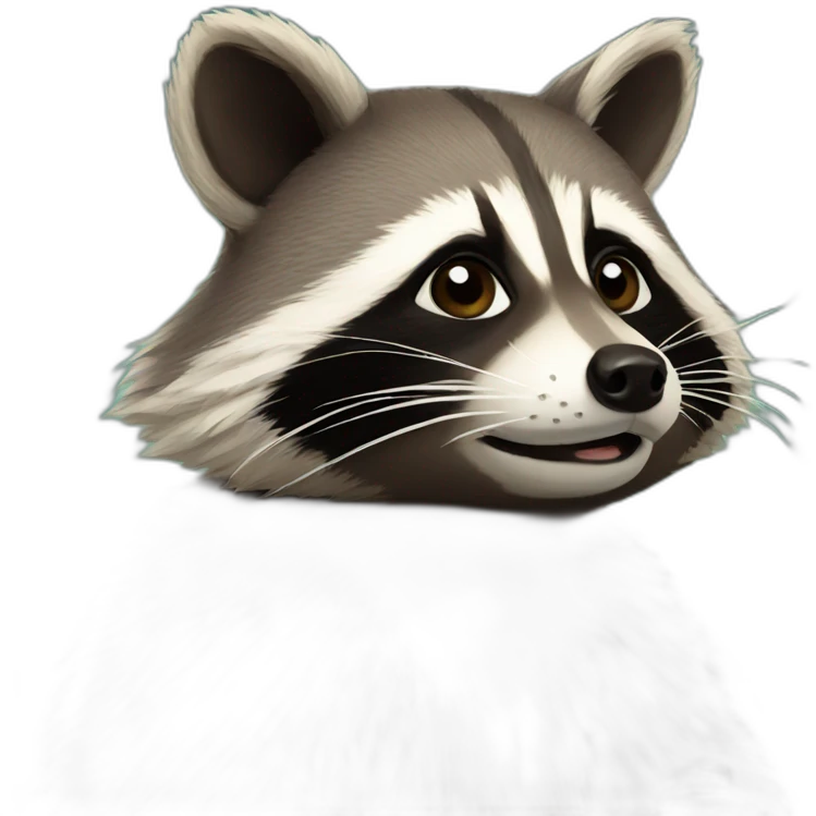 raccoon emoji