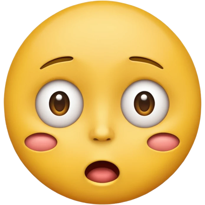 Yellow round face emoji with a wtf face emoji