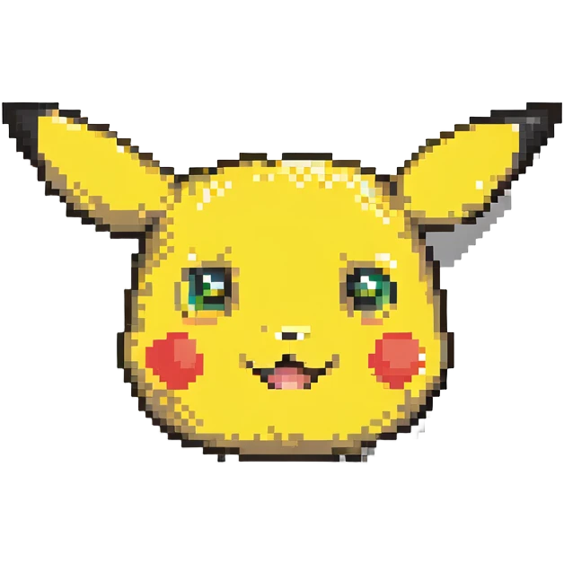 Pikachu face emoji