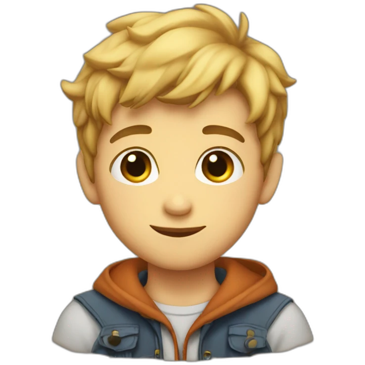Cute boy emoji