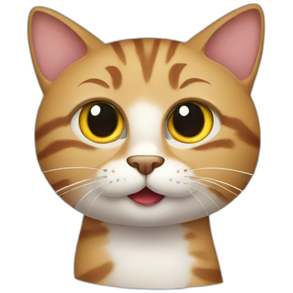 Funny cat emoji