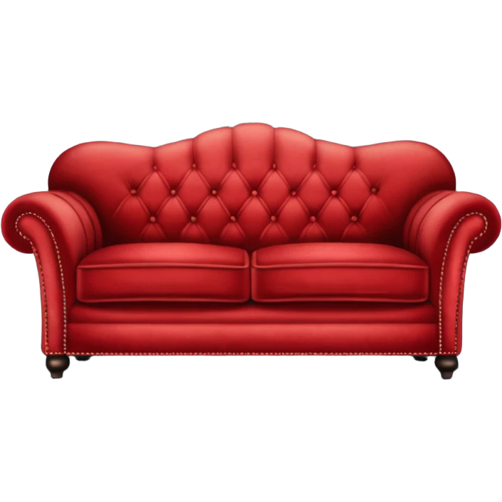 Red sofa in speakeasy emoji