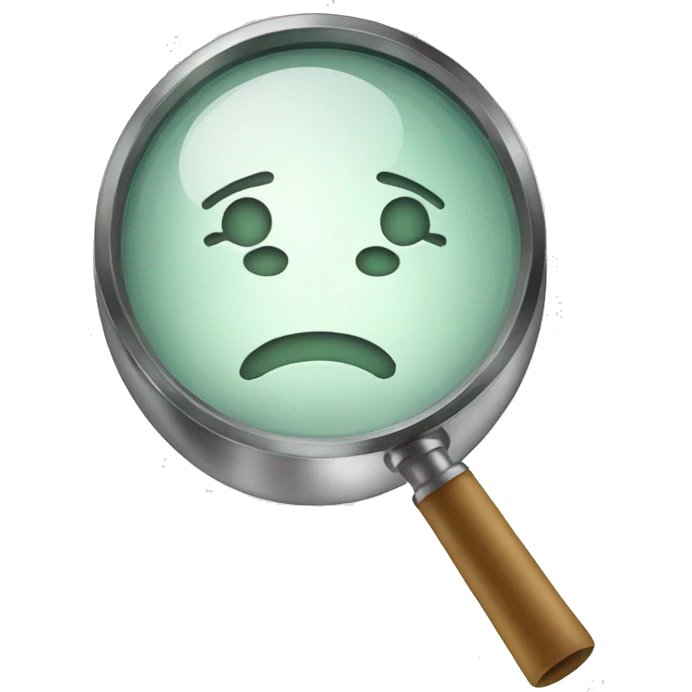 magnifying glass emoji
