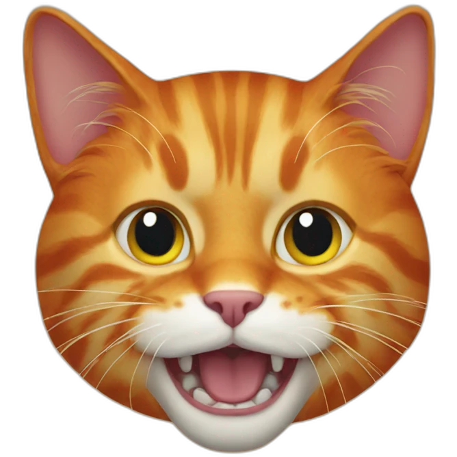 insane ginger cat emoji