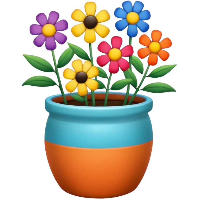 flowers in a pot emoji
