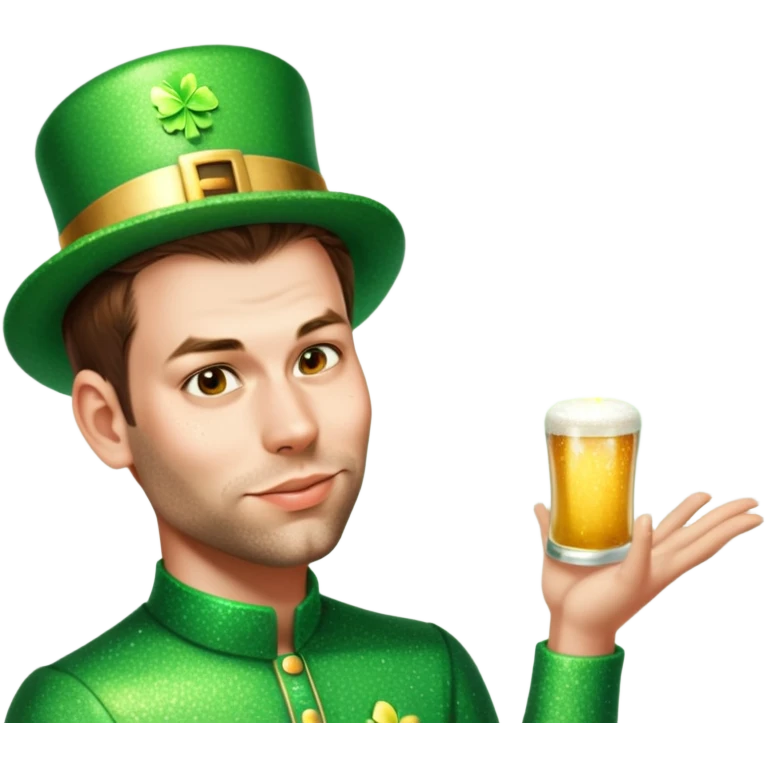 Sparkling Leprechaun emoji
