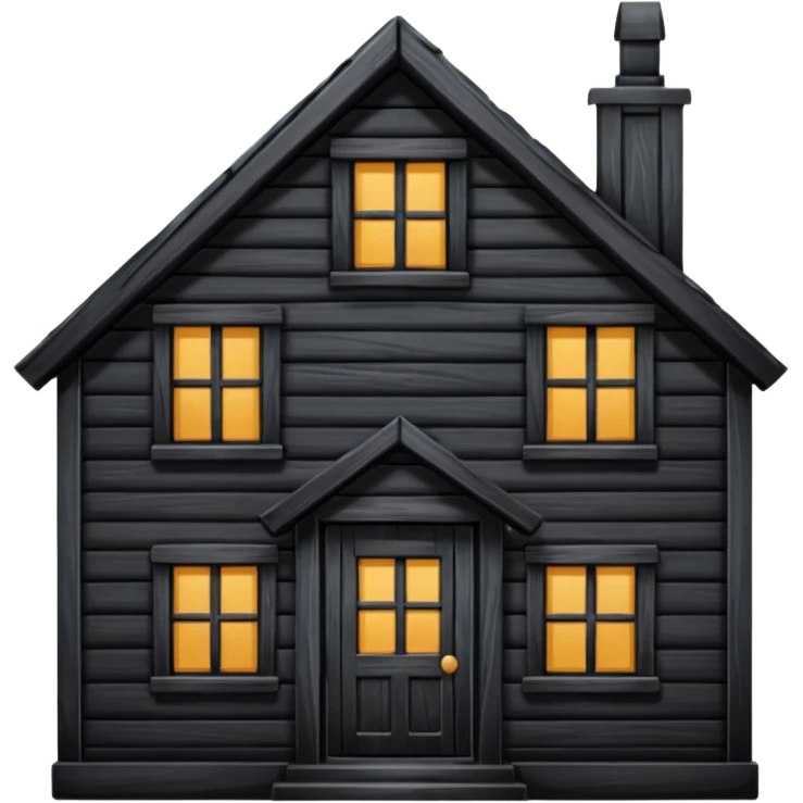 Black house emoji