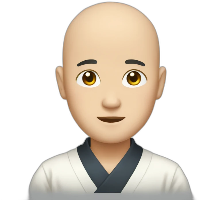 Japanese Bald emoji