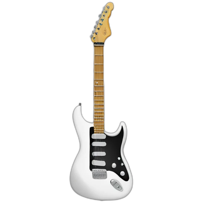 an electric guitar emoji