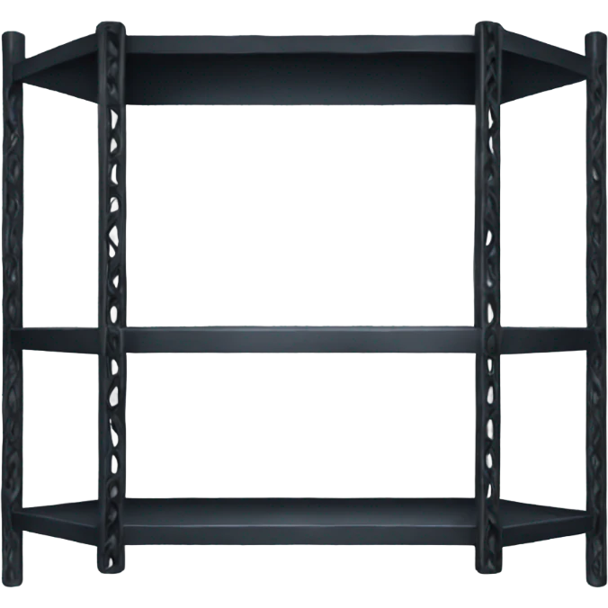 black metal shelf emoji