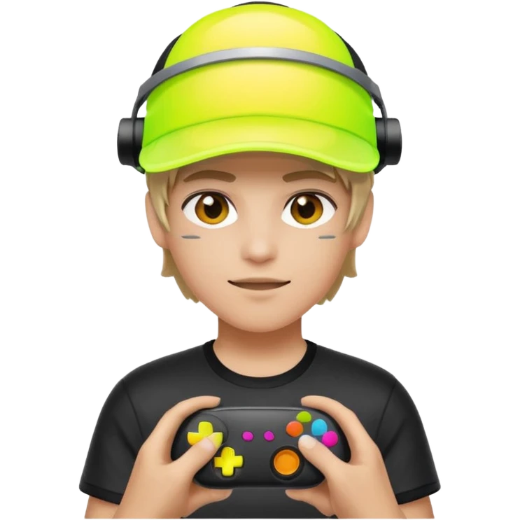 Neon Visor Gamer emoji