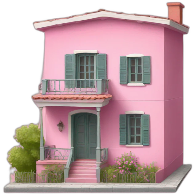 argentinian pink house emoji