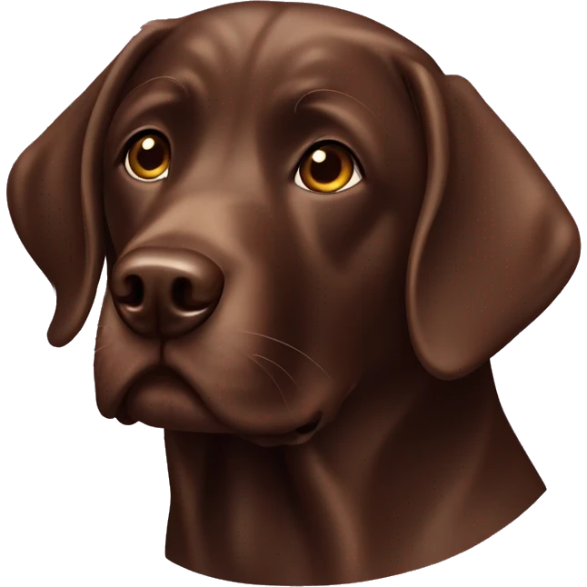 Chocolate Labrador emoji
