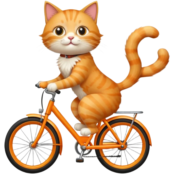 cat on a bike emoji