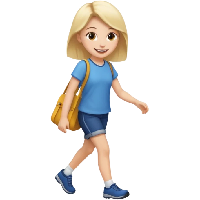 girl walking emoji