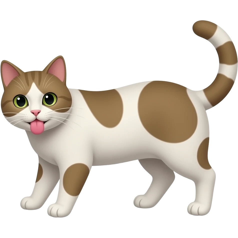 Licking puss emoji