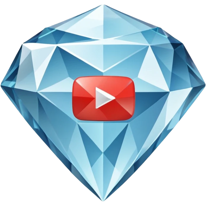 diamond youtube play button emoji