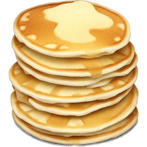 white pancakes emoji