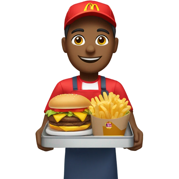 McDonald’s worker emoji