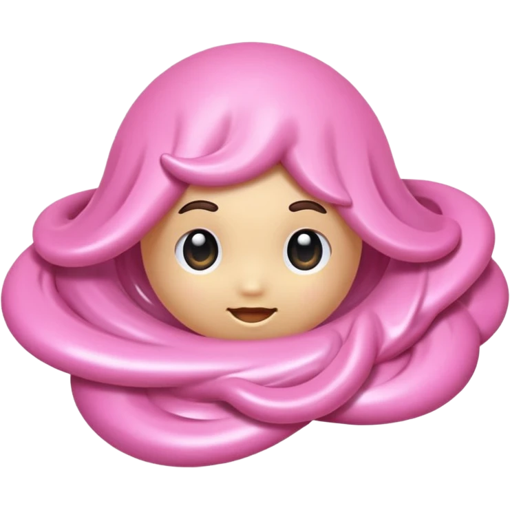 Girly feces halo emoji