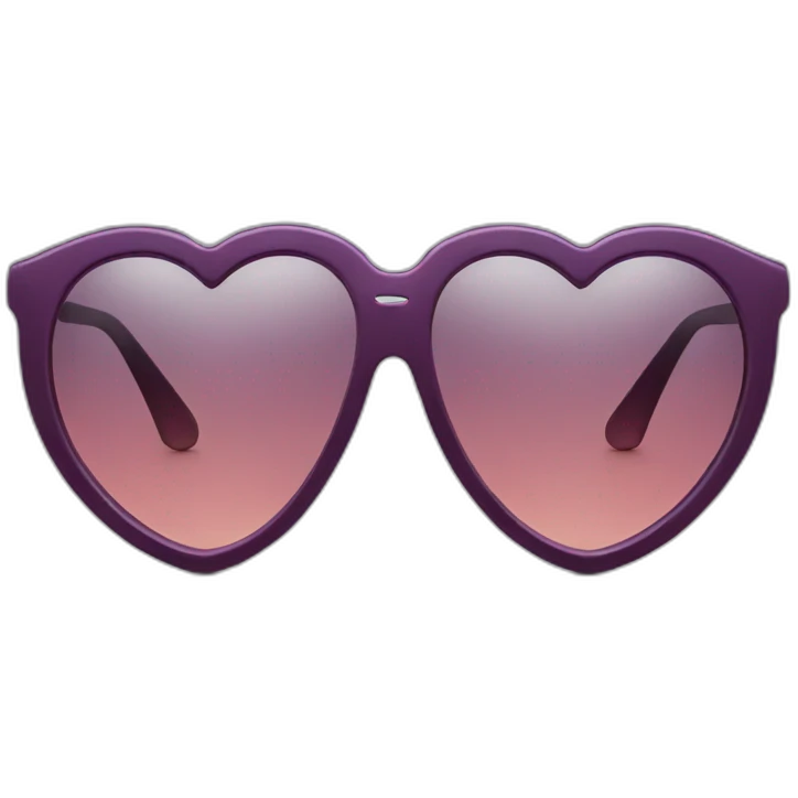 HEART SHAPE SUNGLASSES emoji