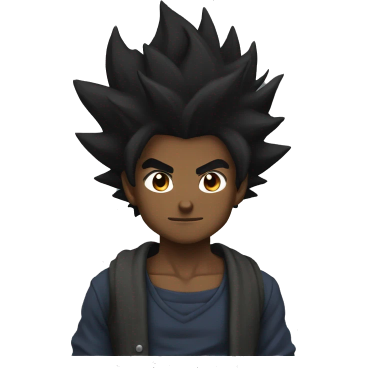 Black Goku emoji