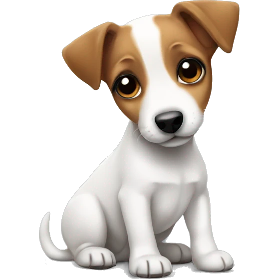 Jack Russell puppy emoji