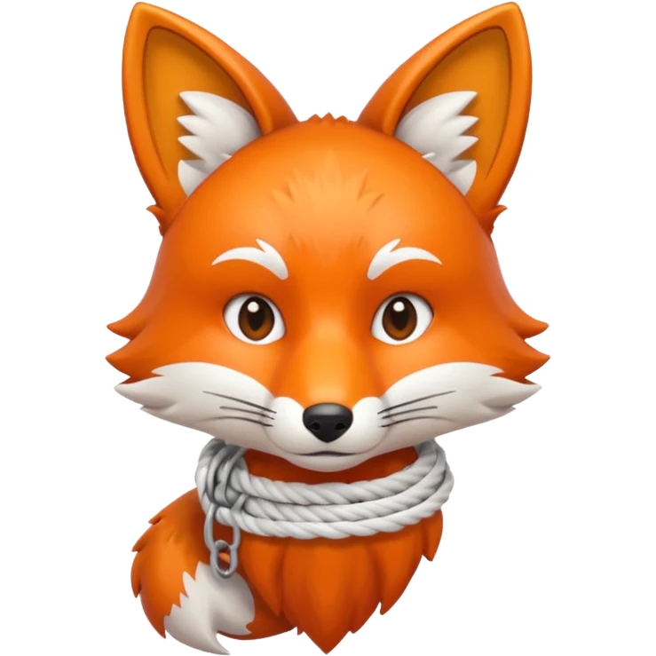 Kink tied up fox  emoji