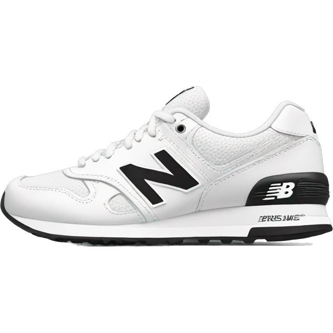 white new balance runners emoji