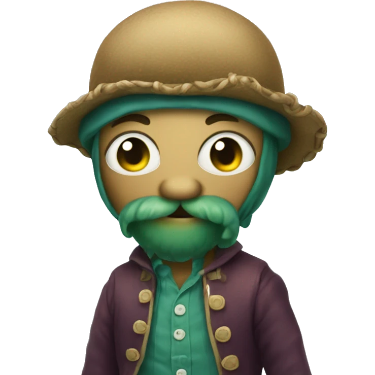 cute kraken with clothes emoji