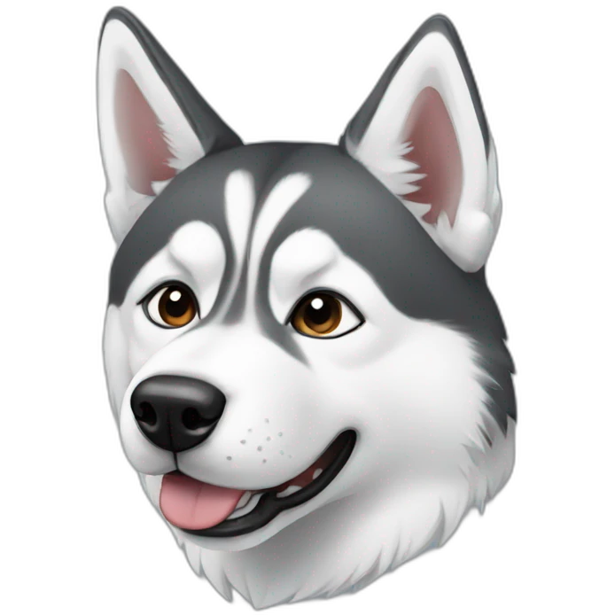 siberian husky emoji