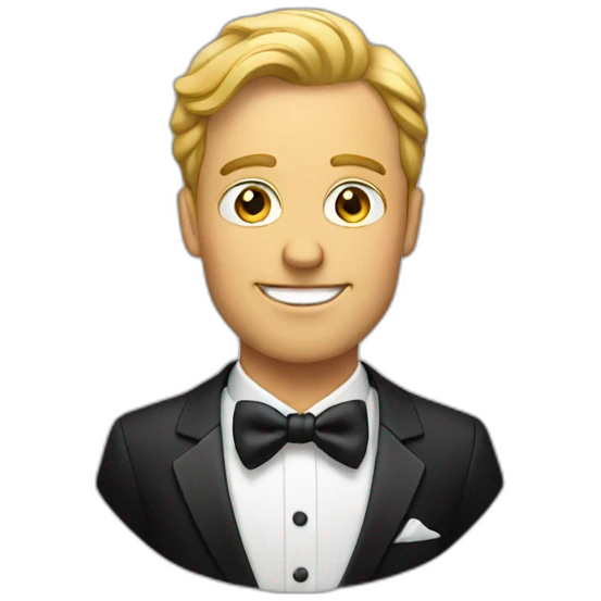 Man in tuxedo emoji