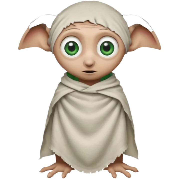 Dobby standing up emoji