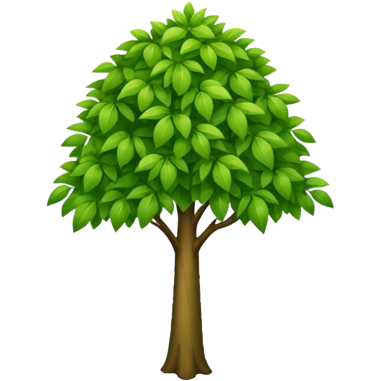 Tree plant emoji
