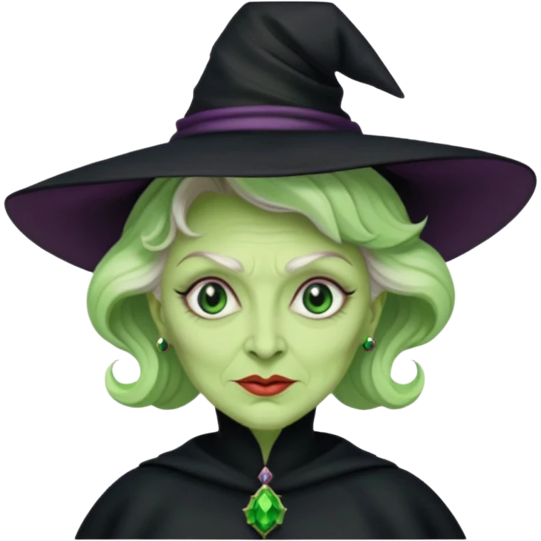 Madame morrible flip it around wicked witch emoji